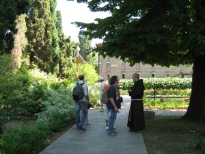 I giardini del convento francescano