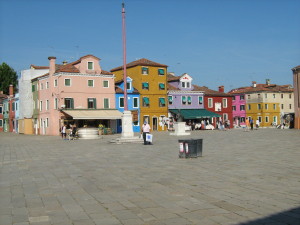 Piazza principale di Burano