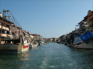 canale di ingresso al porto di Grado